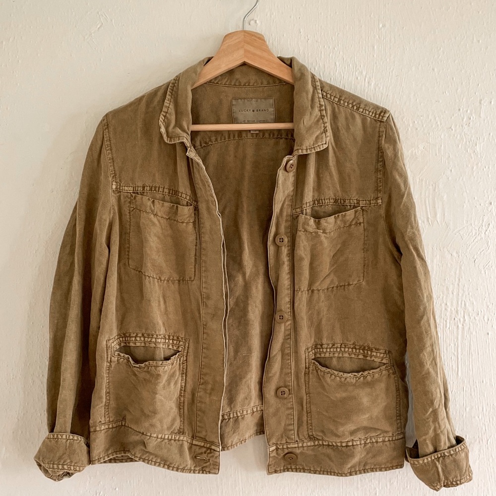 Lucky Brand Utility Shirt Jacket Size M